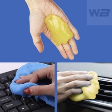 와볼샵 청소젤 색상랜덤 흡착 먼지제거 깔끔관리 소파 가방내부