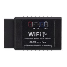ELM327 v1.5 Multi-Brands Can-Bus 용 OBD2 WiFi 스캐너는 iOS Android Symbian Windows에서 모든 OBD2 프로토콜 작업을, 검은색