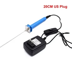 폼커팅 펜 15W 110V-240V 전기 폴리스티렌 절단기 휴대용 스티로폼 DIY 도구, 17 20cm US Plug