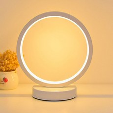 은은한 흰색 usbLED 인테리어조명 원형 조명등 수면등 63651ea 1개, 색상