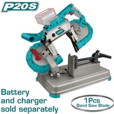 TOTAL 20V 鋰電帶鋸機 單主機 TBSLI20127, 1個