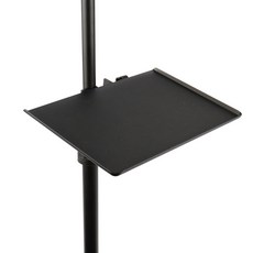 老羊樂器店 聲卡托盤 麥克風架置物盤 直播支架配件, 1個, 黑色