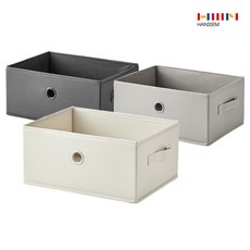 한샘 샘 폴리 수납 바스켓 3p, 06샘폴리바스켓(중)크림, 3개