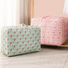 패브릭 리빙박스 대용량 이불 옷 정리함 방수 접이식 옷장 보관함 수납, 02.핑크토끼, 1개