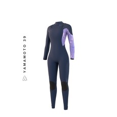 MYSTIC JAYDE 防寒衣 潛水衣 前拉 3/2mm 衝浪衣 潛水 衝浪 禦寒 保暖 火布 彩染紫, 彩染紫XS