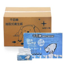 千百樂抽取式衛生紙 14包 x 6串 整箱84包, 1箱, 84個裝