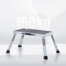 남다르 접이식 스툴 간이 의자 체어 휴대용 캠핑용 가정용 발판 계단, 화이트, 1개