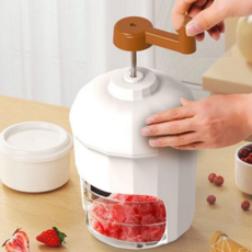 수동 빙수기 눈꽃 휴대용 팥빙수기 가정용 빙수기 얼음 미니 만들기 아이스크림 제빙기 제조기 살얼음 토핑