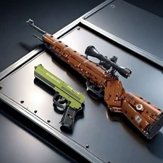 중국레고 98k 저격총 에땁 발사가능한 AWM 소총레고 조립 98K, O. 98k 저격총