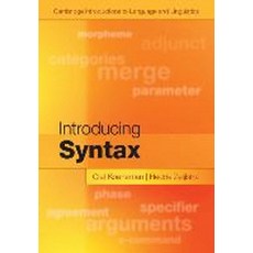 Introducing Syntax, Cambridge University Press
