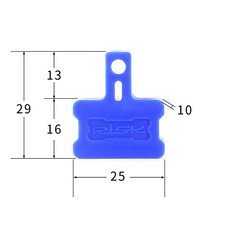 PH 자전거 디스크 브레이크 캘리퍼 블록 피스톤 스페이서 RL233, 1개