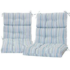 FUNHOME Indoor/Outdoor High Back Chair Cushions Set of 2 Water Resistant Tufted Deep Seat Chair C, FUNHOME Indoor/Outdoor High Ba