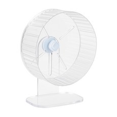 랜보어 햄스터 클리어 높이조절 쳇바퀴 21cm, 투명, 1개