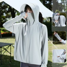 DFMEI 冰絲大帽檐防曬衣女款新款防紫騎車防曬服輕盈防護, L(105-120斤)