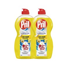 Pril 小蘇打碗盤清潔液 清新檸檬香 1.5L x2, 2個