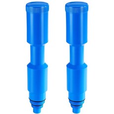 2팩 41.9cm(16.5인치) 수영장 스키머 플러그 스키머 가드 방한화 플러그 3.8cm(1 1/2인치) 및 5.1cm(2인치) 스키머 스레드 아이스 가드 키트 쉬운 부동액