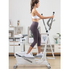 좌식 일립티컬 머신 가정용 전신 유산소 홈트 운동기구 계단오르기 하체 운동, 검은색 영문판 무앱 게임