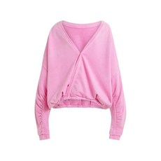 에센셜앤트워프 개더 웨이스트 스웨트셔츠