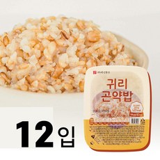(오직미)귀리곤약밥 대신곤약 즉석밥, 150g, 12개