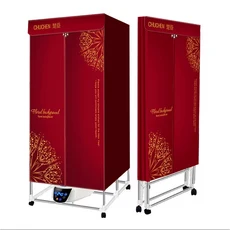 東日家電 乾衣機 折疊烘衣機 小型110V美規 家用速乾便攜烘乾機, 紅色, GYJ-01