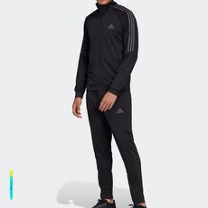 adidas 愛迪達 AEROREADY中性款運動長袖上衣+長褲套裝+按壓圓珠筆