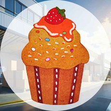 컵케이크 3T 10개입 연결구멍X 체험용아트 방과후놀이 방학숙제 체험학습 어린이창작교구 미술놀이