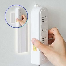 쌍문상회 지금 필요한 홀더 멀티탭홀더 멀티탭 콘센트정리 멀티탭선정리 슬라이드홀더 콘센트 고정 멀티탭슬라이드 슬라이드 멀티탭거치대 거치대 콘셉트거치대 31872EA, 본상품