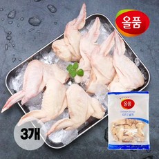 특가올품 닭날개IQF 3kg 1kg X 3봉 냉동 국내산 올품 닭날개IQF 395623, 1.날개IQF 3kg (1kgX3봉)