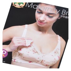 플라워 노와이어 B컵 수유브라 산전산후 언더웨어 여름