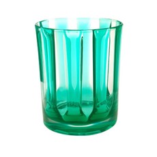 台灣製造安全無毒晶透古典羅馬水杯/430ml，24小時快速出貨，安心飲用，優雅品味, 綠/430ml, 1個