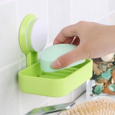 무타공 물빠짐 욕실 부착식 비누받침대 비누홀더, 1비누홀더-핑크