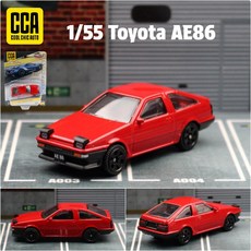 台灣出貨模型 CCA 1/64 雷克薩斯 合金車模 玩具車 汽車模型 收藏 耶誕節禮物 新年禮物, 14豐田AE86-紅色, 1個