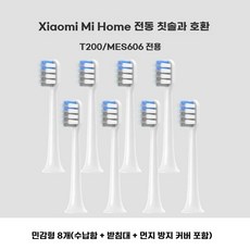 Oclean X PRO 듀폰 Z1 브러시 소프트 SE 칫솔 Air 소닉 2 헤드 노즐용 교, B. 민감성 피부용 8종 세트 스탠드  보관함 포함