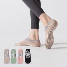 롱런해빗 논슬립 필라테스 요가양말 4종세트