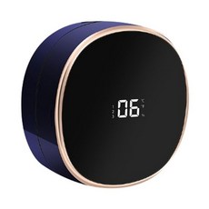 벽 마운트 액체 비누 디스펜서 자동 폼 LED 온도 디스플레이 터치리스 폼 머신 액체 디스펜서, 파란색