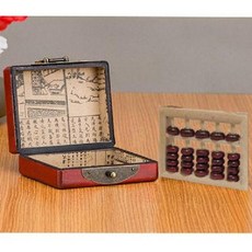 주판 초미니 희귀 장식 작은 고전 원목, 1개