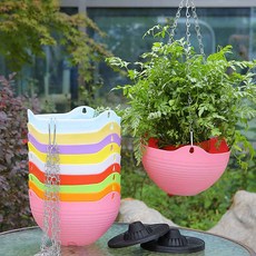 벽걸이 행잉 바스켓 화분 가드닝 원예 베란다 공중걸이 인테리어+모티브코리아Shop, 빠른배송