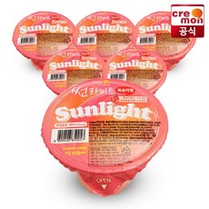썬라이트 복숭아맛 180ml 마시는 워터형 젤리, 6개