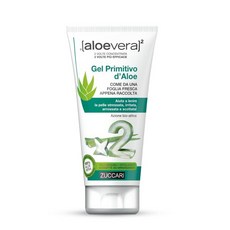 ZUCCARI 주카리 알로에라² - 100 알로에 베라 겔 150ml 특히 스트레스를 받은 피부와 일광 화상용 이중 농축 보습 크림 얼굴 몸 두피용 상쾌한 젤, 1