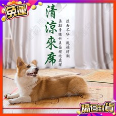 宅鋪子 寵物散熱 涼蓆/涼墊/竹墊/寵物墊/寵物竹蓆, 1個, 2L號6050CM