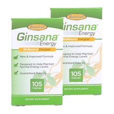 Ginsana Pharmaton 人蔘能量錠保健膠囊, 105顆, 2罐