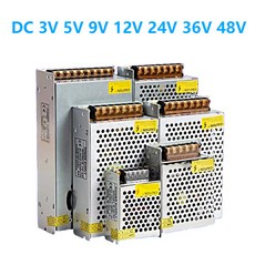 AC DC 5V 12V 24V 36V 전원 공급 장치 15V 18V 24V 36V 전원 공급 장치 400W 500W 600W 변압기 220V에서 5 12 SMPS, [129] 48V, [08] 15A