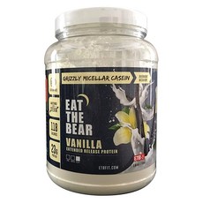 Eat The Bear 그리즐리 미셀라 카제인 프로틴 바닐라맛, 726g, 1개