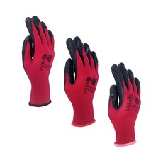 京閣織化 手讚花紋手套-12雙 花紋手套 止滑手套 搬運手套 防滑手套, 1個, L, 花紋