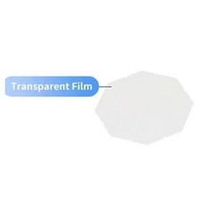 1000pcs 50 50mm 사각형 투명 필름 냉장고 자석 소재 2 인치 50x50mm 만들기 기계 메이커 키트에 사용, China Mainland