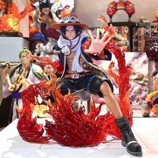 海賊王 艾斯公仔 藝術王者系列, 1個, 無燈版(艾斯版本1),含公仔(附正版原盒)