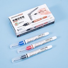 GENVANA 長頭記號筆 72小時脫帽不乾, 1個, 長頭記號筆,爆款熱銷型 黑色18支