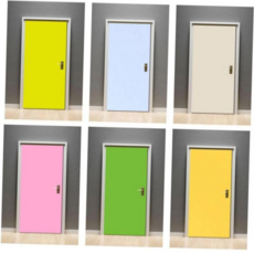 방문시트지리폼 아파트 현관 화장실 문 시트지 셀프 시공 필름시트지, 미디엄블루-09