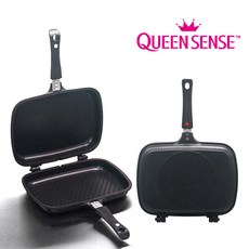 퀸센스 인덕션 올비아 패킹 양면팬, 31cm, 1개