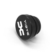 Dacia 로고 Duster Logan Sandero Stepway 액세서리 자동차 시가 라이터 플러그 방수 커버 보호 케이스, 01 Black